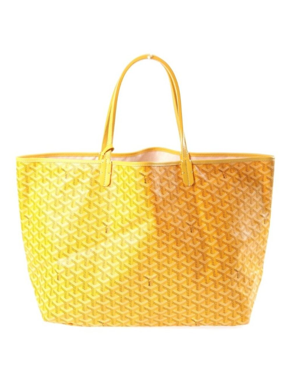 Goyard Saint Louis GM Hand Tote Leather Yellow
